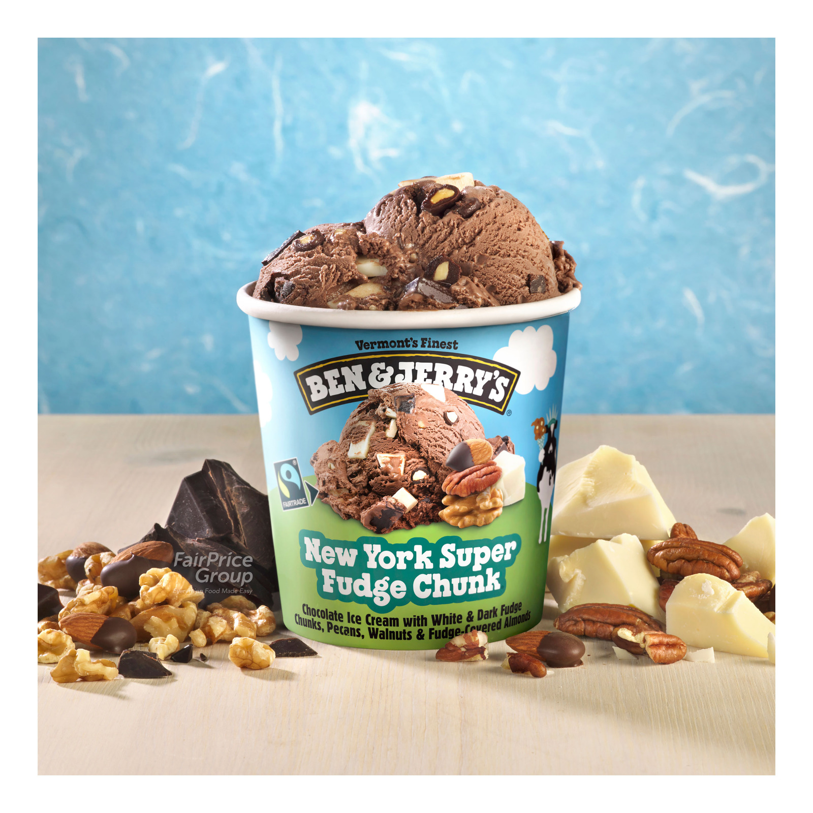 Ben & Jerry's Ice Cream - New York Super Fudge Chunk | NTUC FairPrice