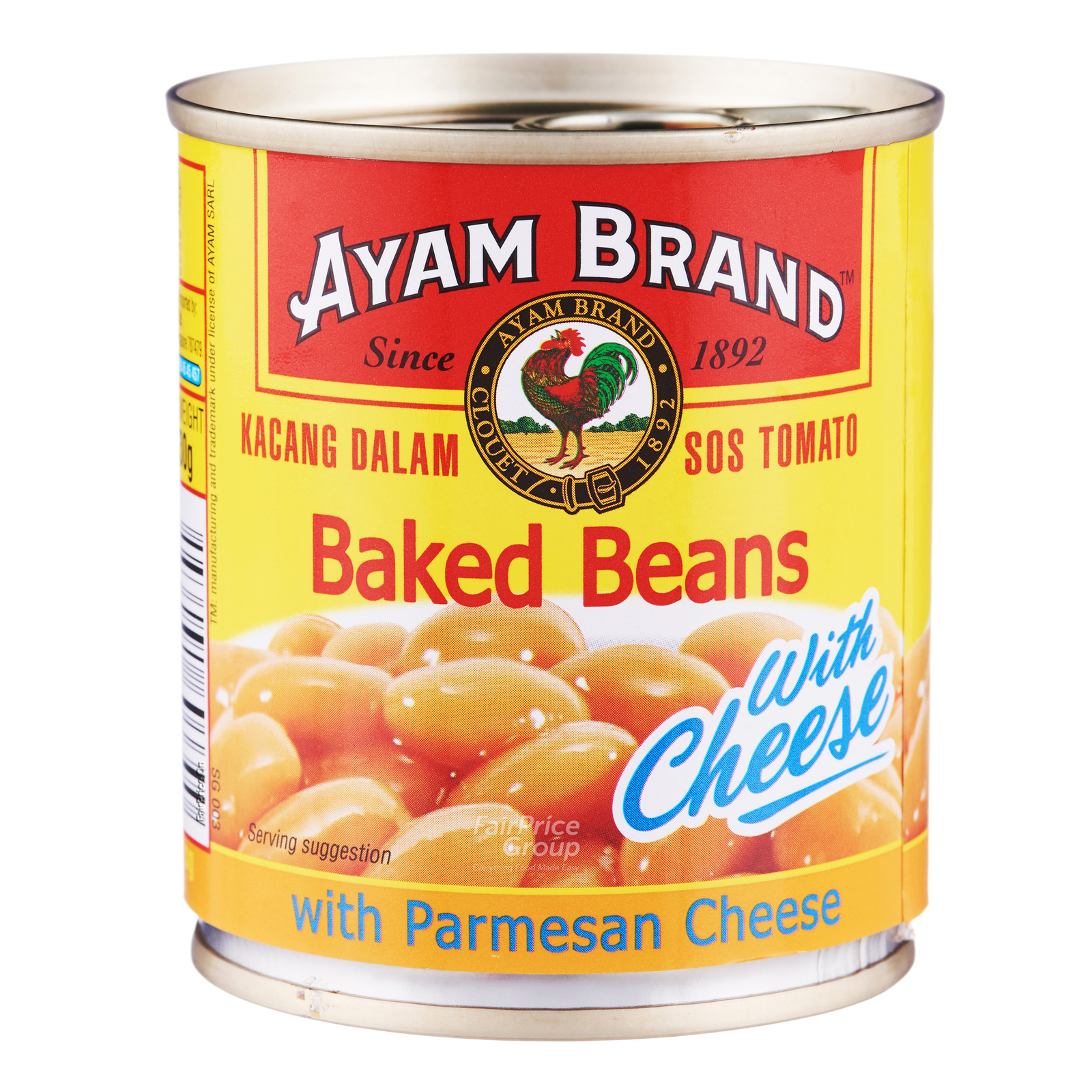 Ayam Brand Baked Beans Parmesan Cheese NTUC FairPrice