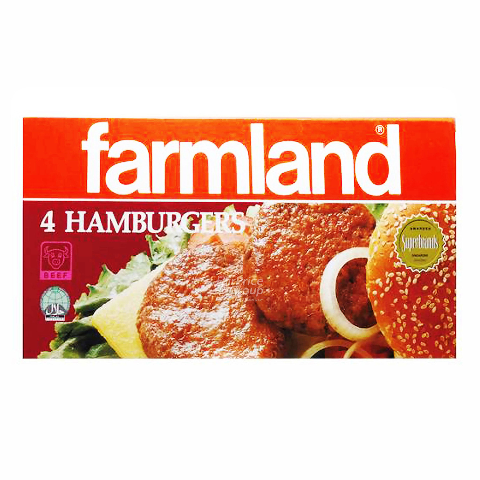 Farmland Frozen Beef Hamburger | NTUC FairPrice