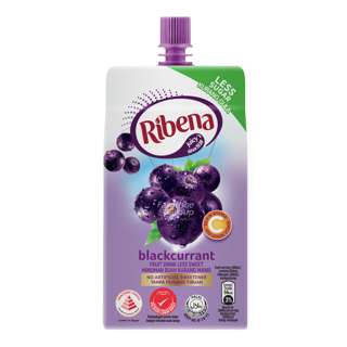 Ribena Blackcurrant Fruit Packet Drink - Less Sugar