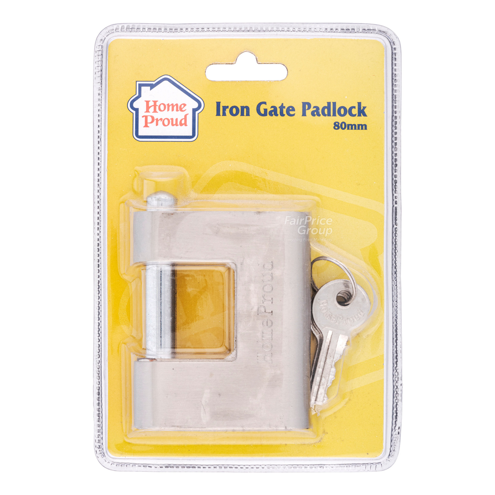 HomeProud Iron Gate Padlock 80mm NTUC FairPrice