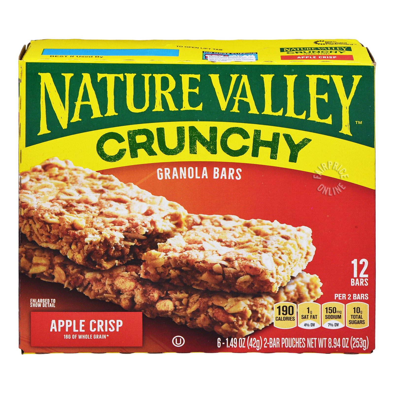 Nature Valley Crunchy Granola Bar Apple Crisp Ntuc Fairprice