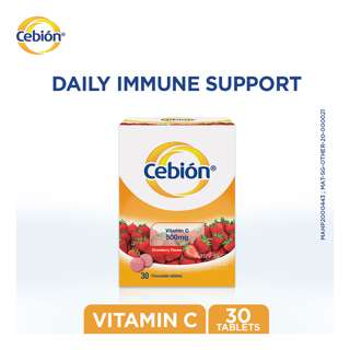 Cebion Vitamin C Chewable Tablets - Strawberry