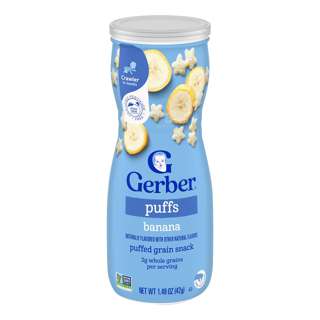 Gerber Graduates Baby Puffs - Banana