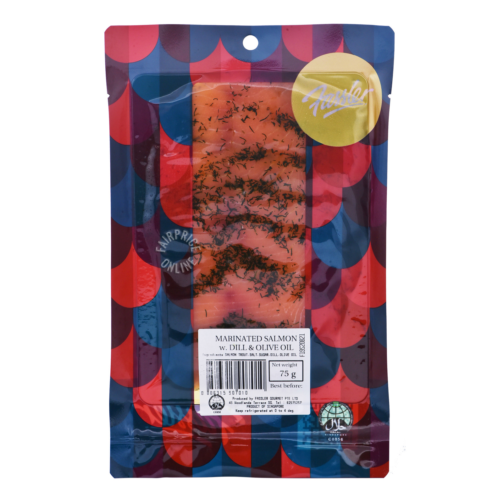 Fassler Marinated Smoked Salmon - Dill and Olive Oil