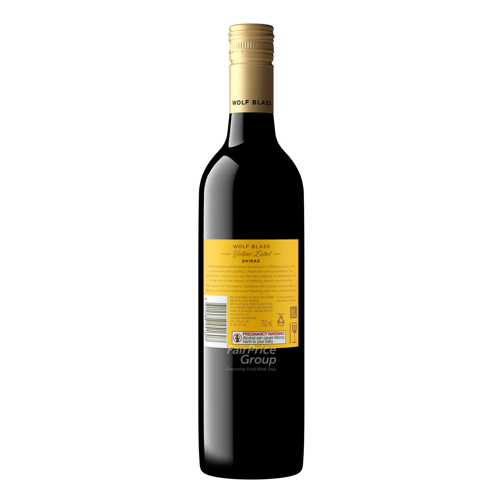 Wolf Blass Yellow Label Red Wine - Merlot | NTUC FairPrice