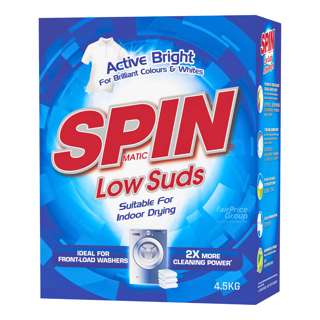 SPINmatic Low Suds Detergent Powder - Active Bright