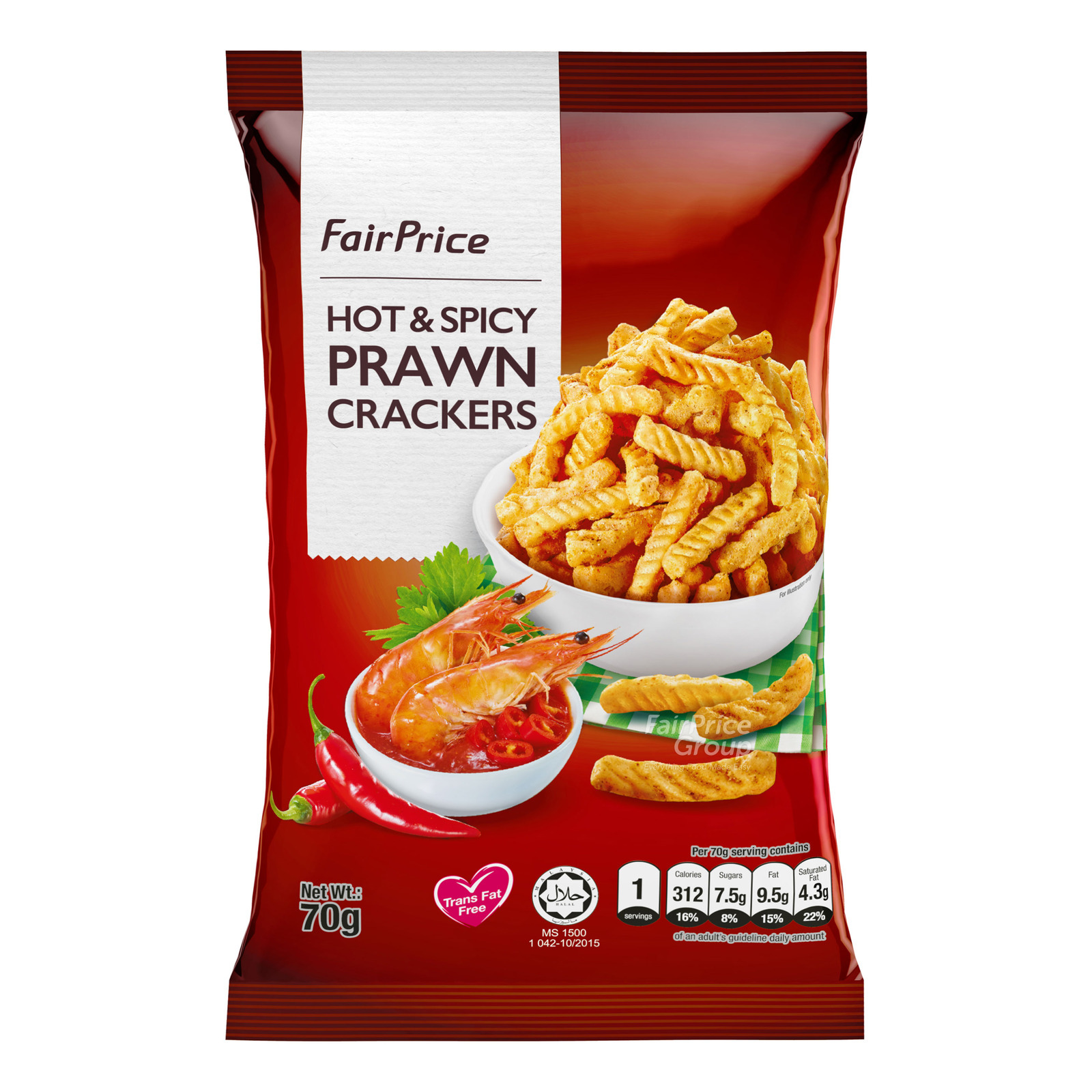 FairPrice Crackers - Prawn (Hot & Spicy)