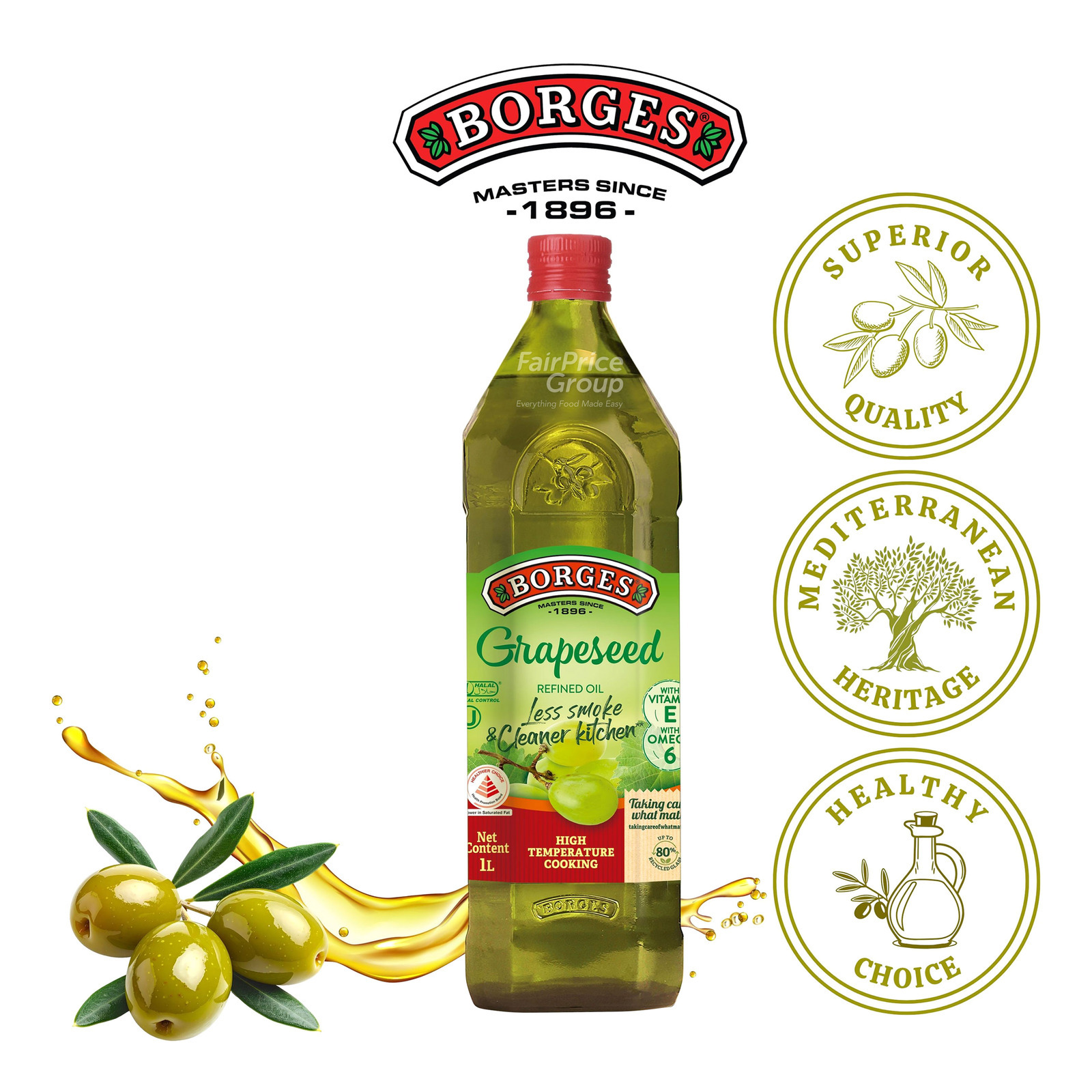Borges Grapeseed Oil | NTUC FairPrice