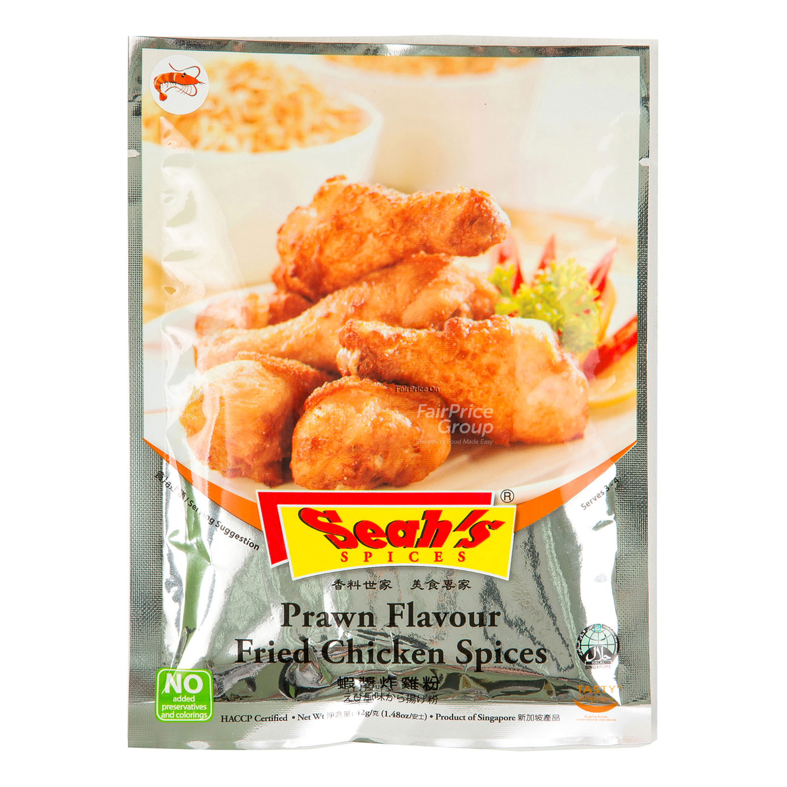Seah's Spices Sachet - Prawn Flavour Fried Chicken