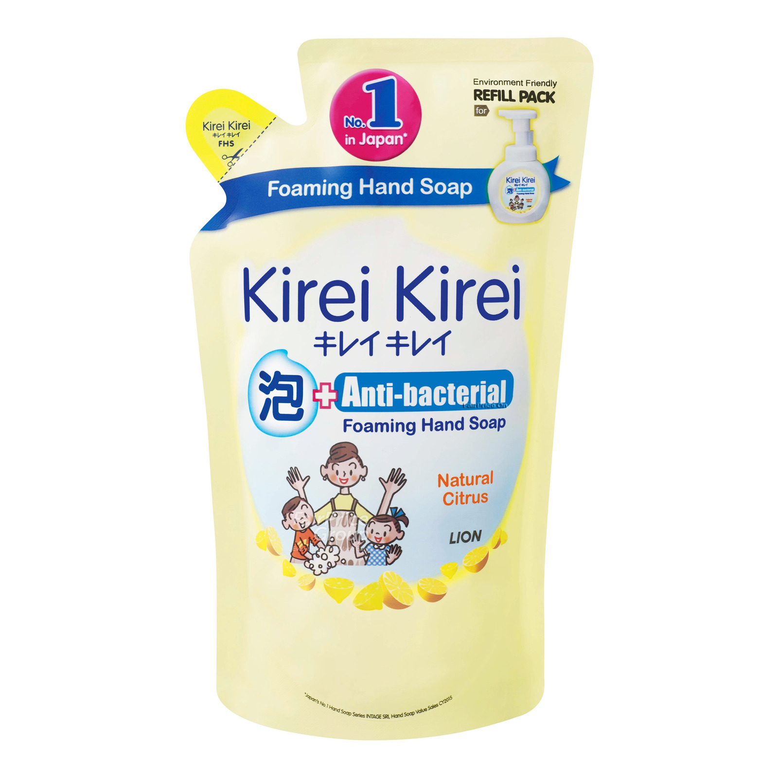 Kirei Kirei Anti-bacterial Hand Soap Refill - Natural Citrus