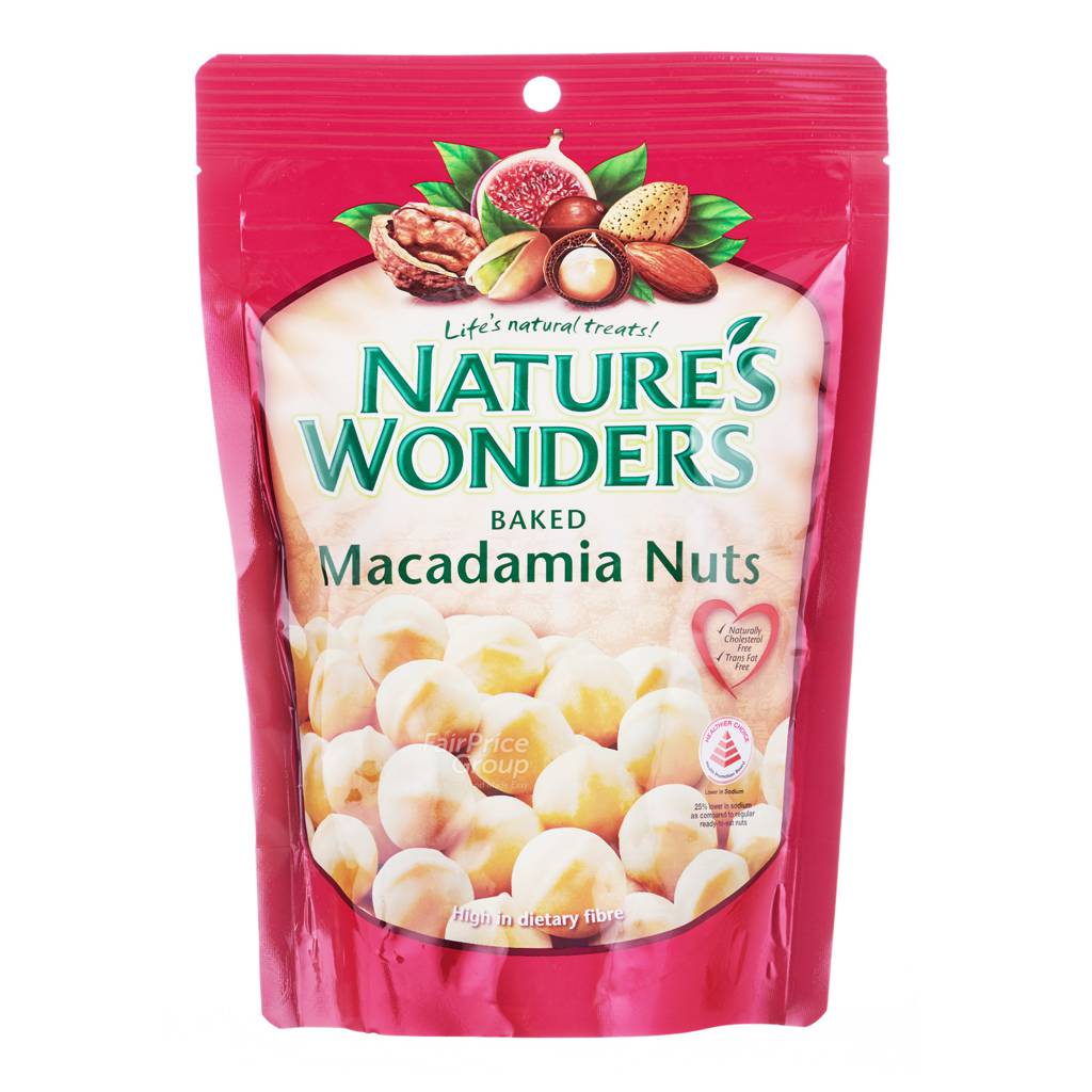 Nature's Wonders Baked Nuts Macadamia NTUC FairPrice