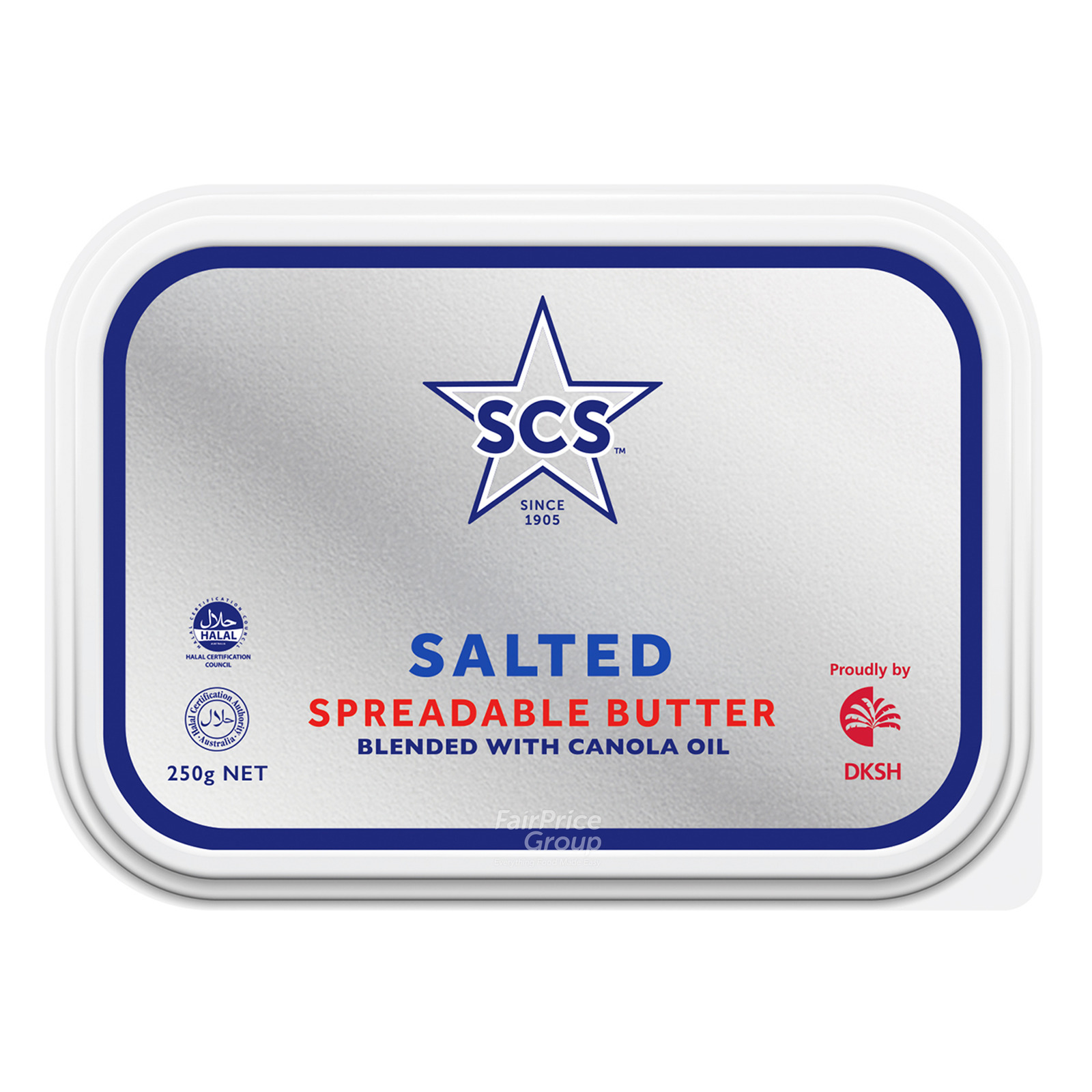 Scs Pure Creamery Butter Block Salted Ntuc Fairprice