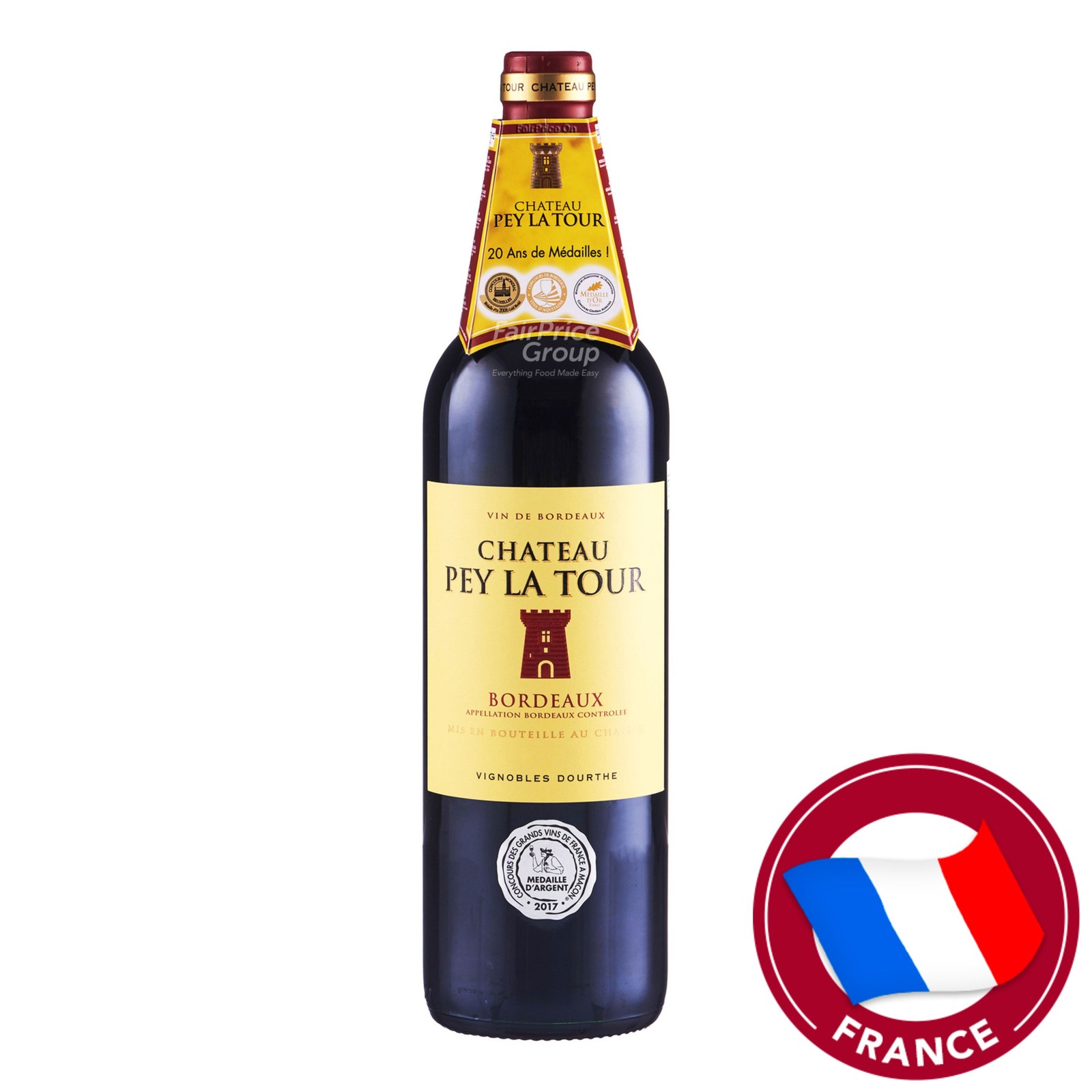 Vin De Bordeaux Red Wine - Chateau Pey La Tour | NTUC FairPrice