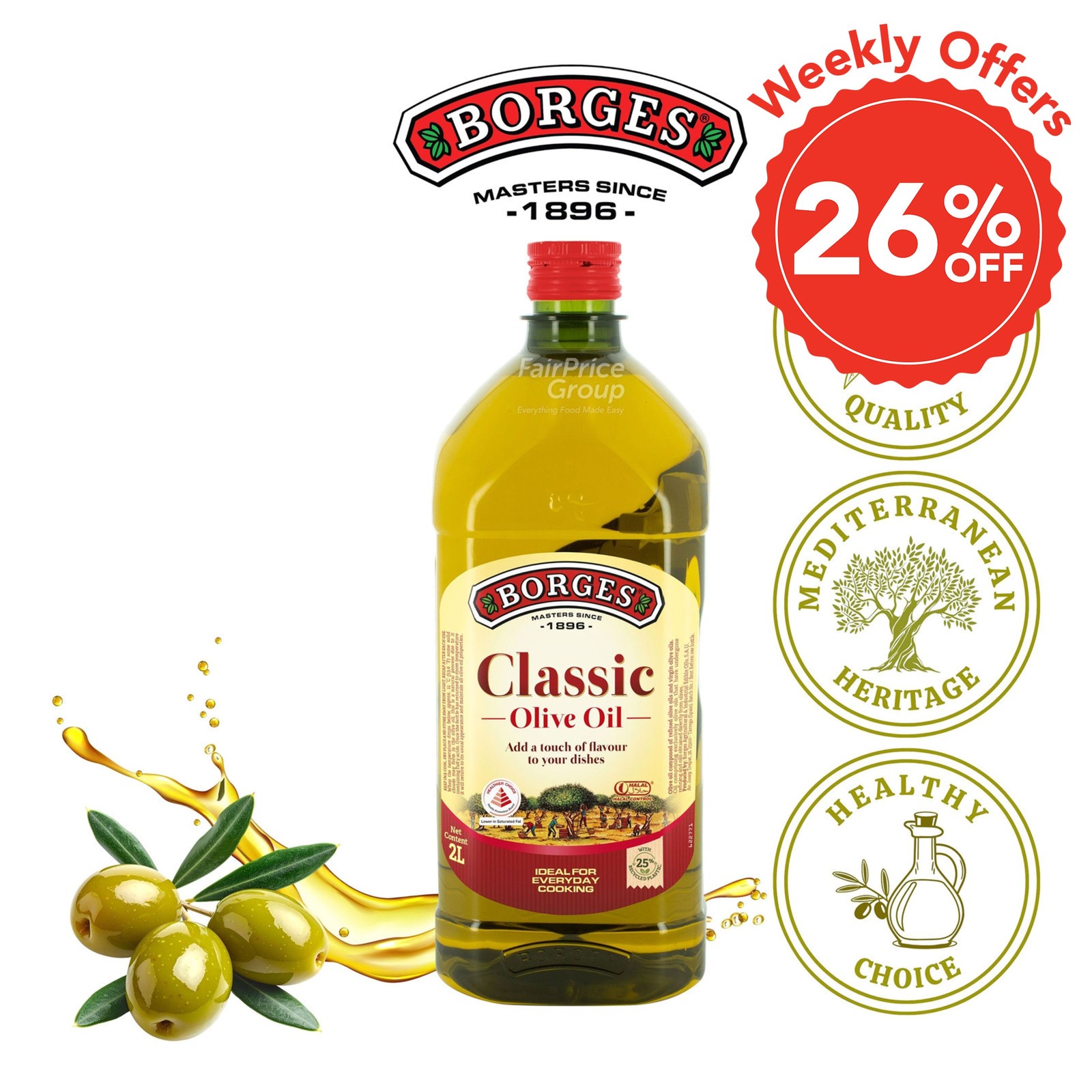 Borges Grapeseed Oil | NTUC FairPrice