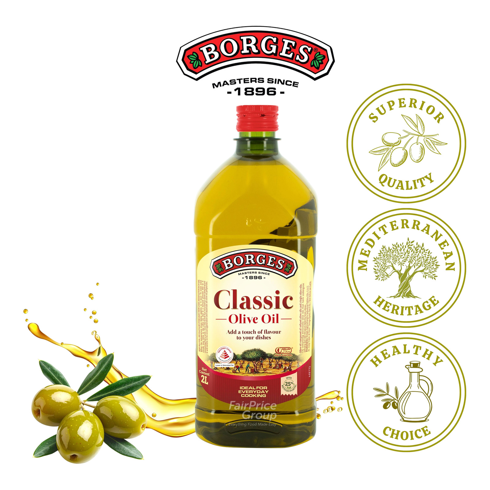Borges Olive Oil - Extra Virgin | NTUC FairPrice