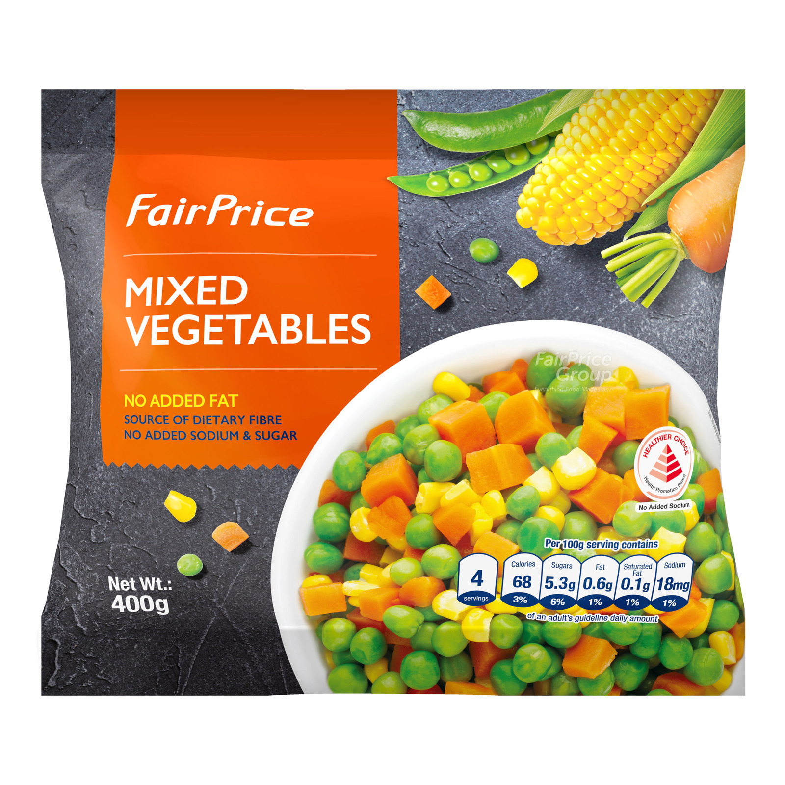 FairPrice Frozen Fresh Mixed Vegetables