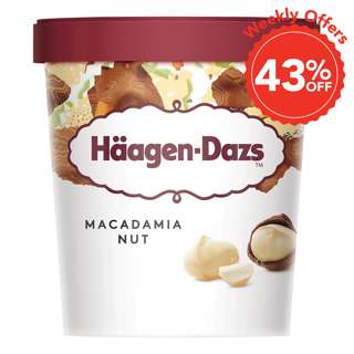 Haagen-Dazs Ice Cream - Macadamia Nut