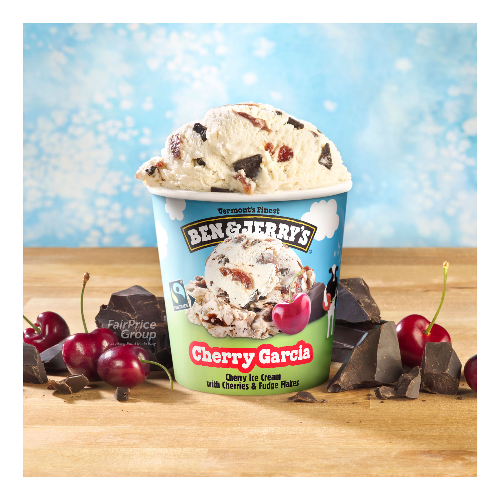 Ben & Jerry's Ice Cream - Cherry Garcia | NTUC FairPrice