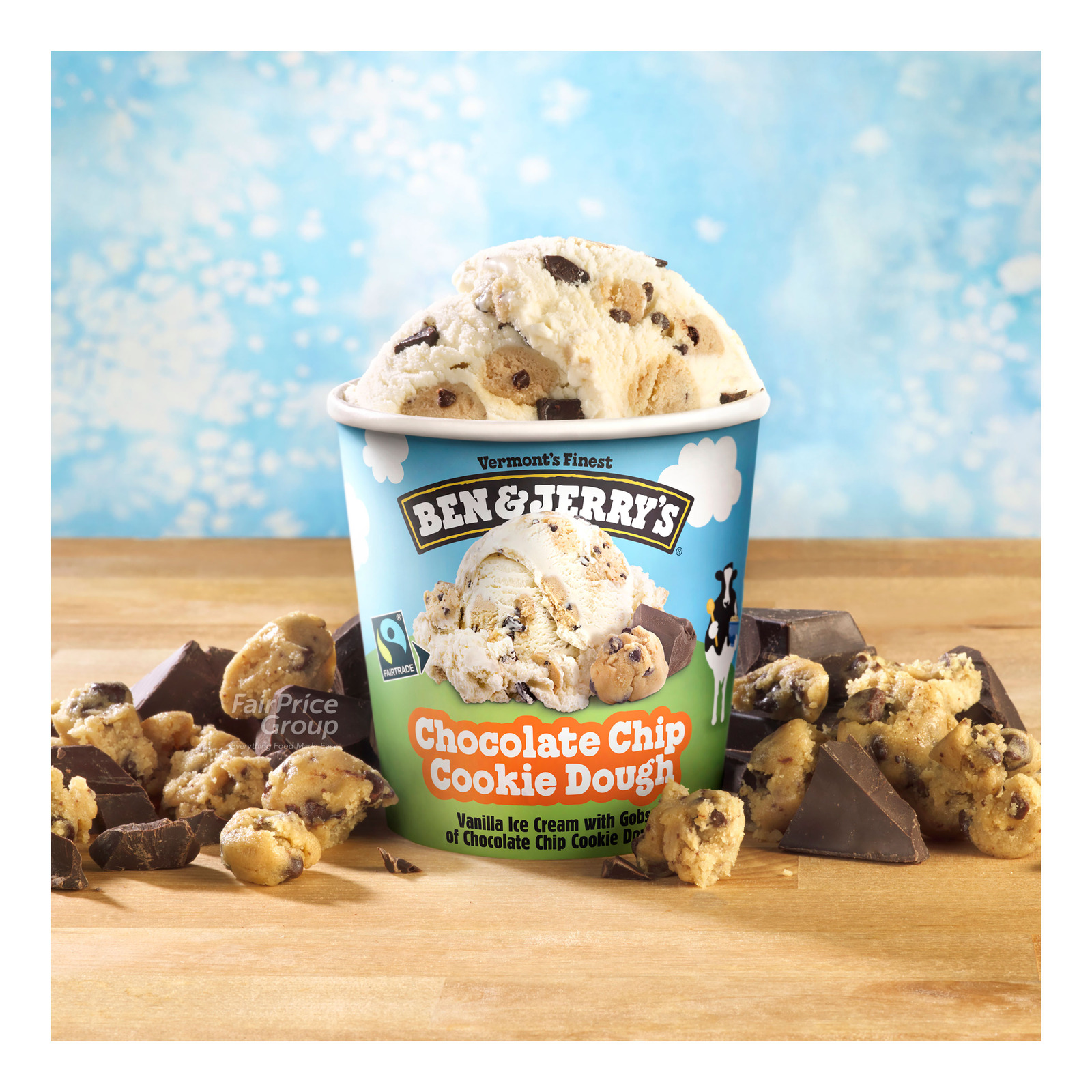 Ben & Jerry's Ice Cream - Chocolate Chip Cookie Dough | NTUC FairPrice