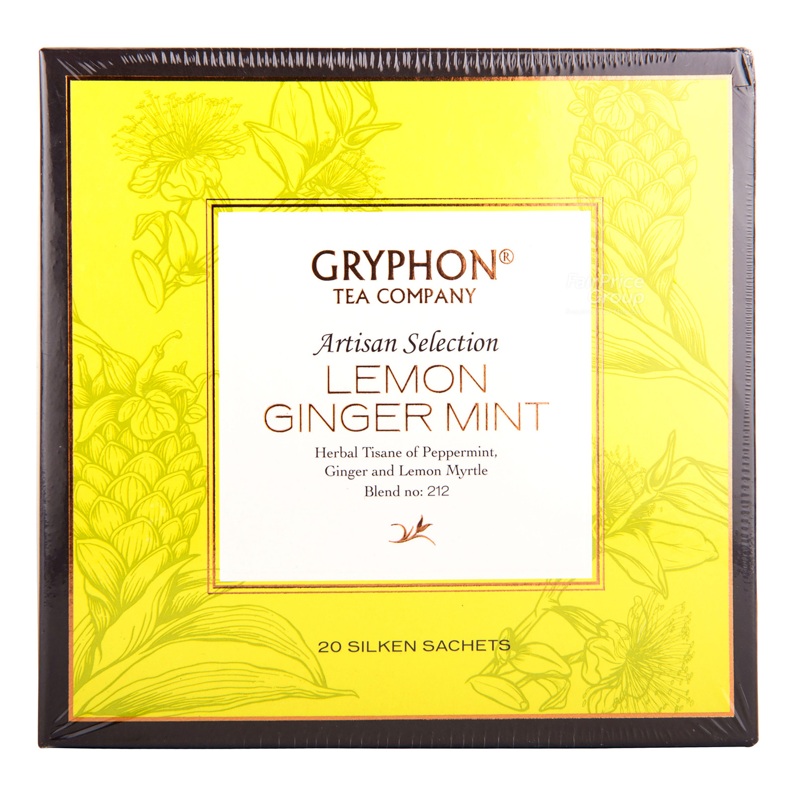 Gryphon Artisan Selection Tea Lemon Ginger Mint NTUC FairPrice