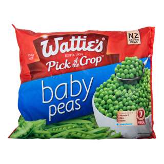 Watties Frozen Baby Peas