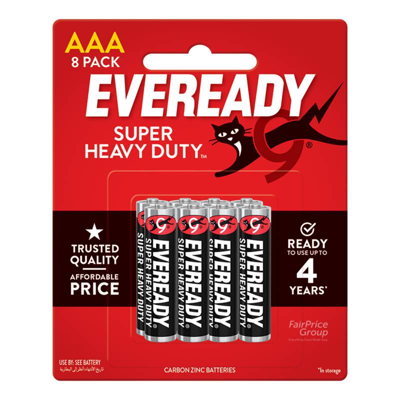 Eveready Battery Super Heavy Duty (AAA) NTUC FairPrice