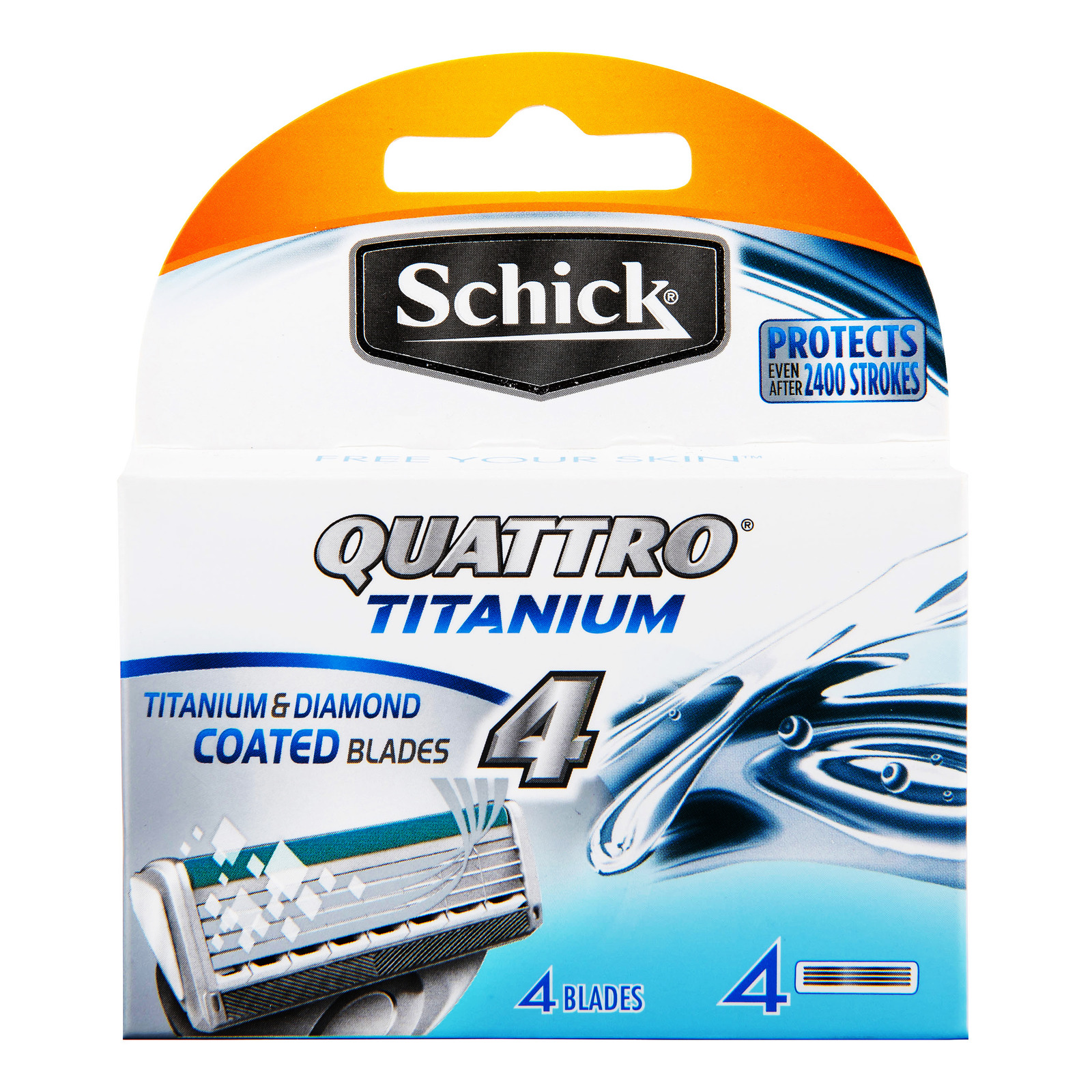 Schick Razor Cartridge Refill Quattro (Titanium 4) NTUC FairPrice