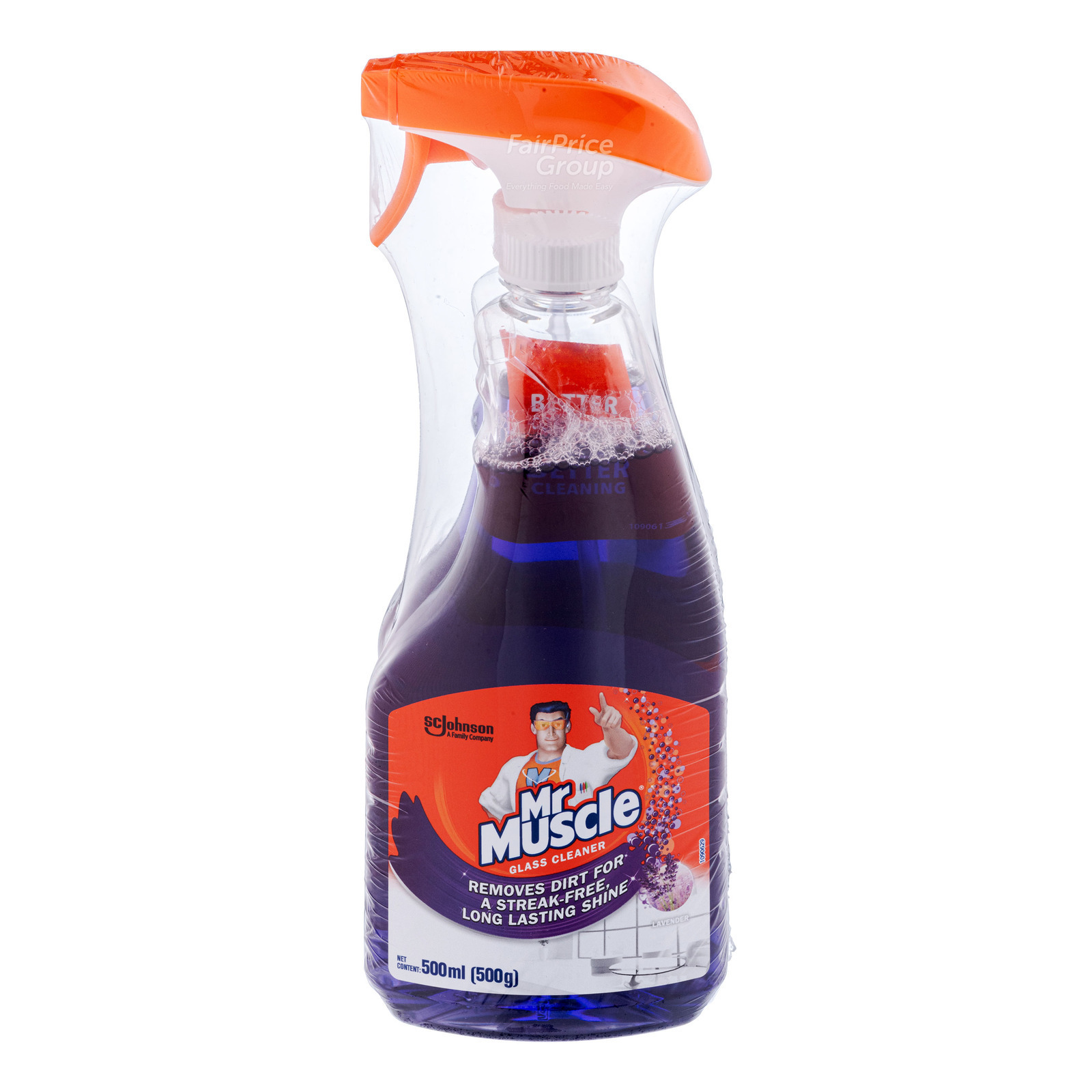Mr Muscle Glass Cleaner with Refill - Lavender