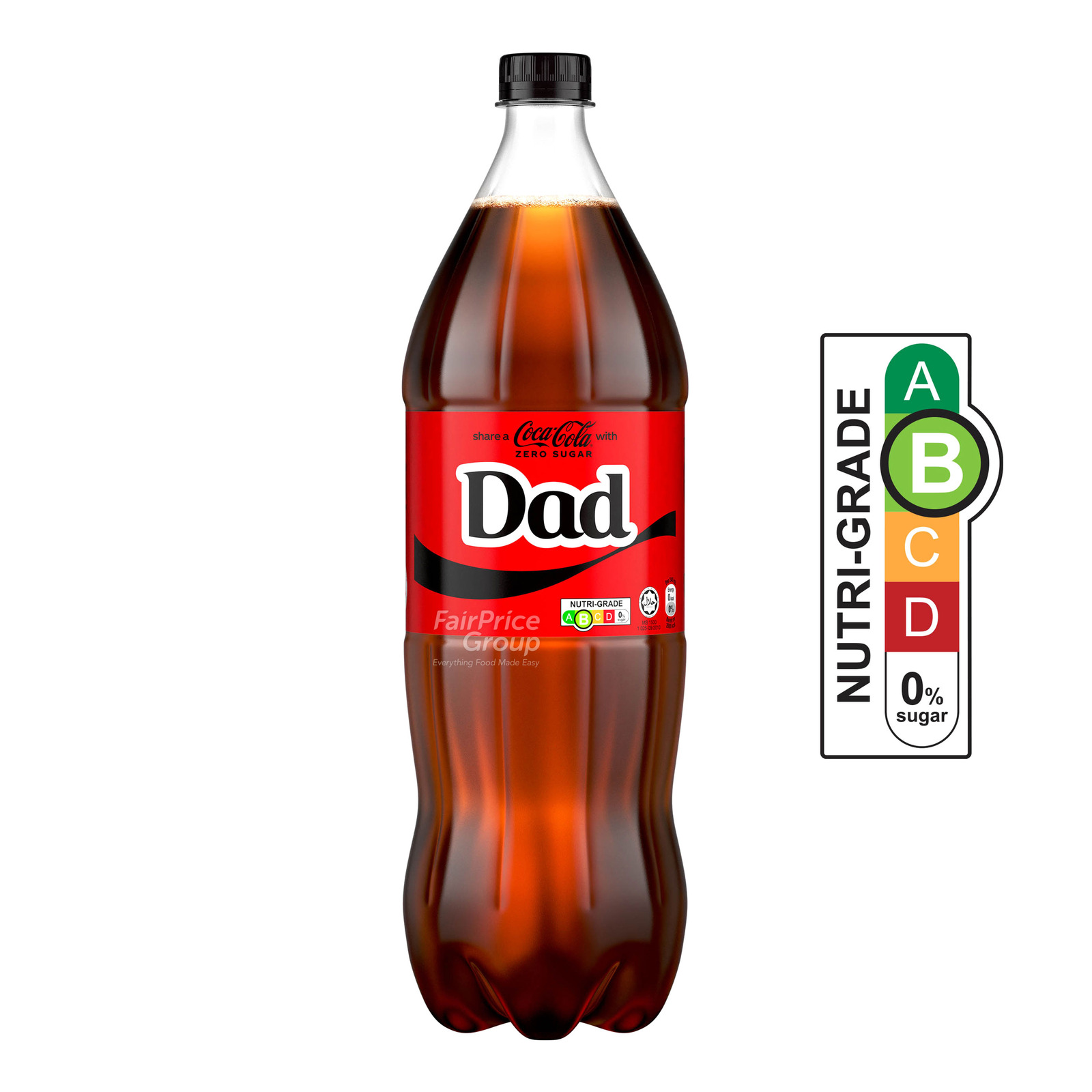 Coca-Cola Bottle Drink - No Sugar