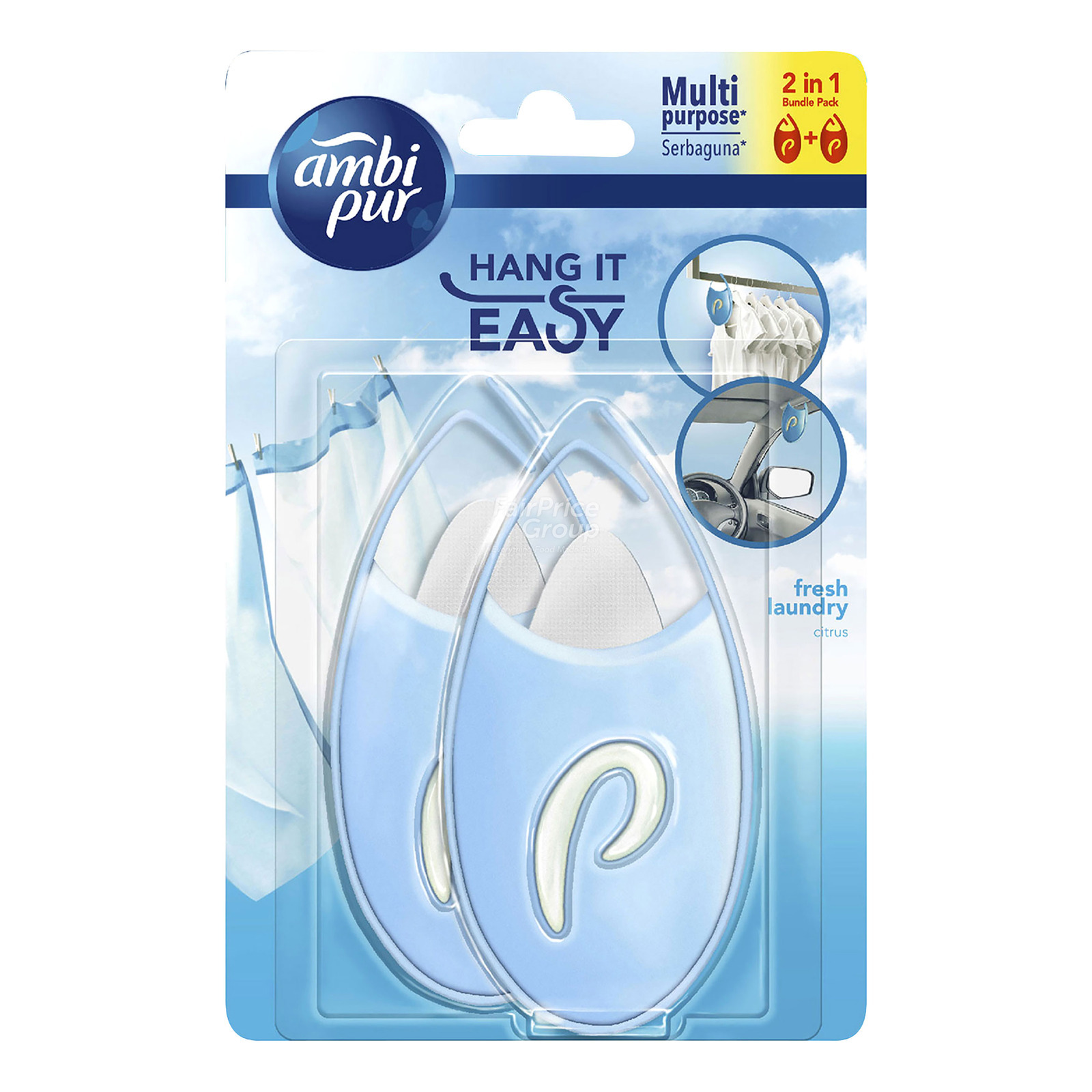 Ambi Pur Mini Fresh Small Space Freshener - Fresh Laundry