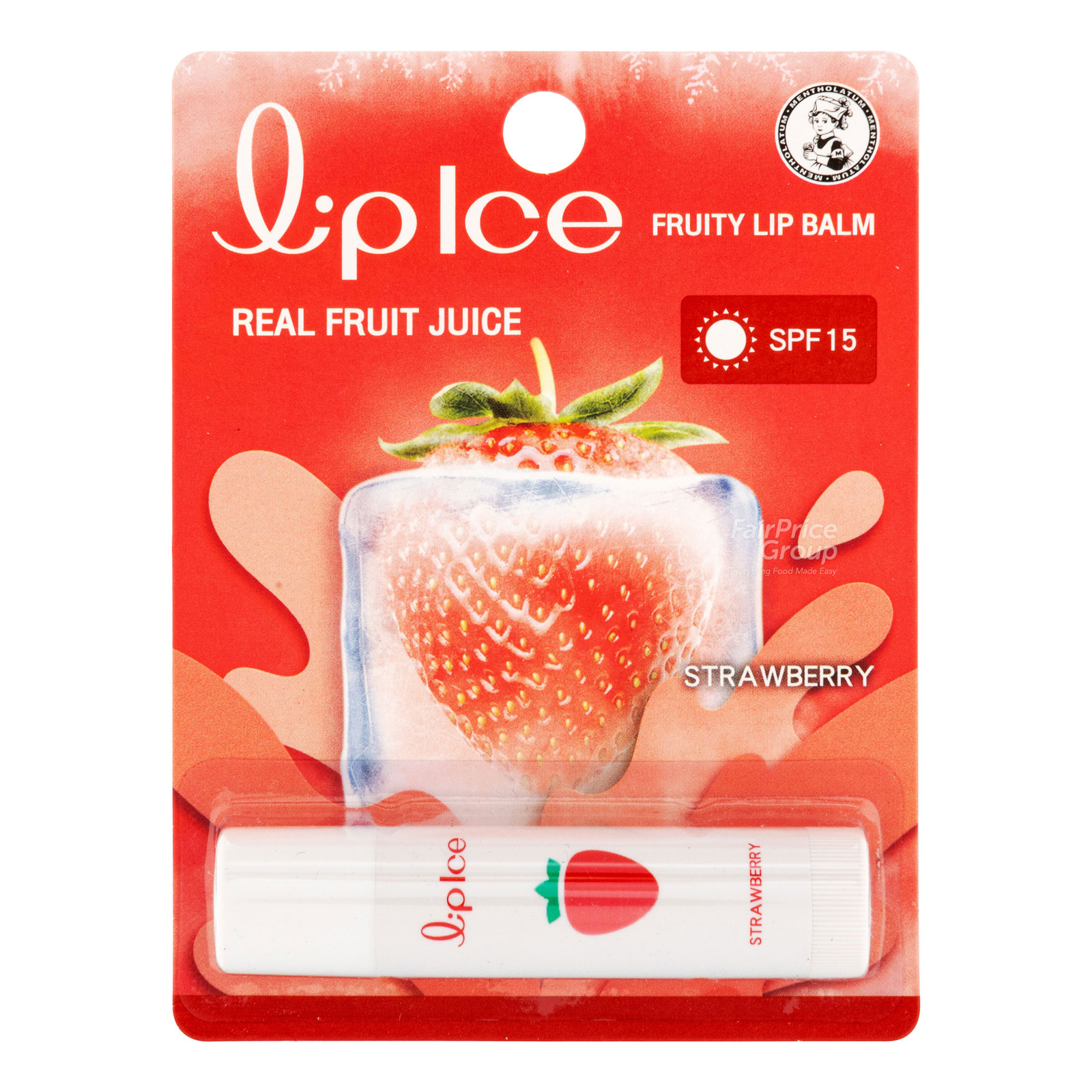 Mentholatum Lip Ice Lip Balm Strawberry NTUC FairPrice