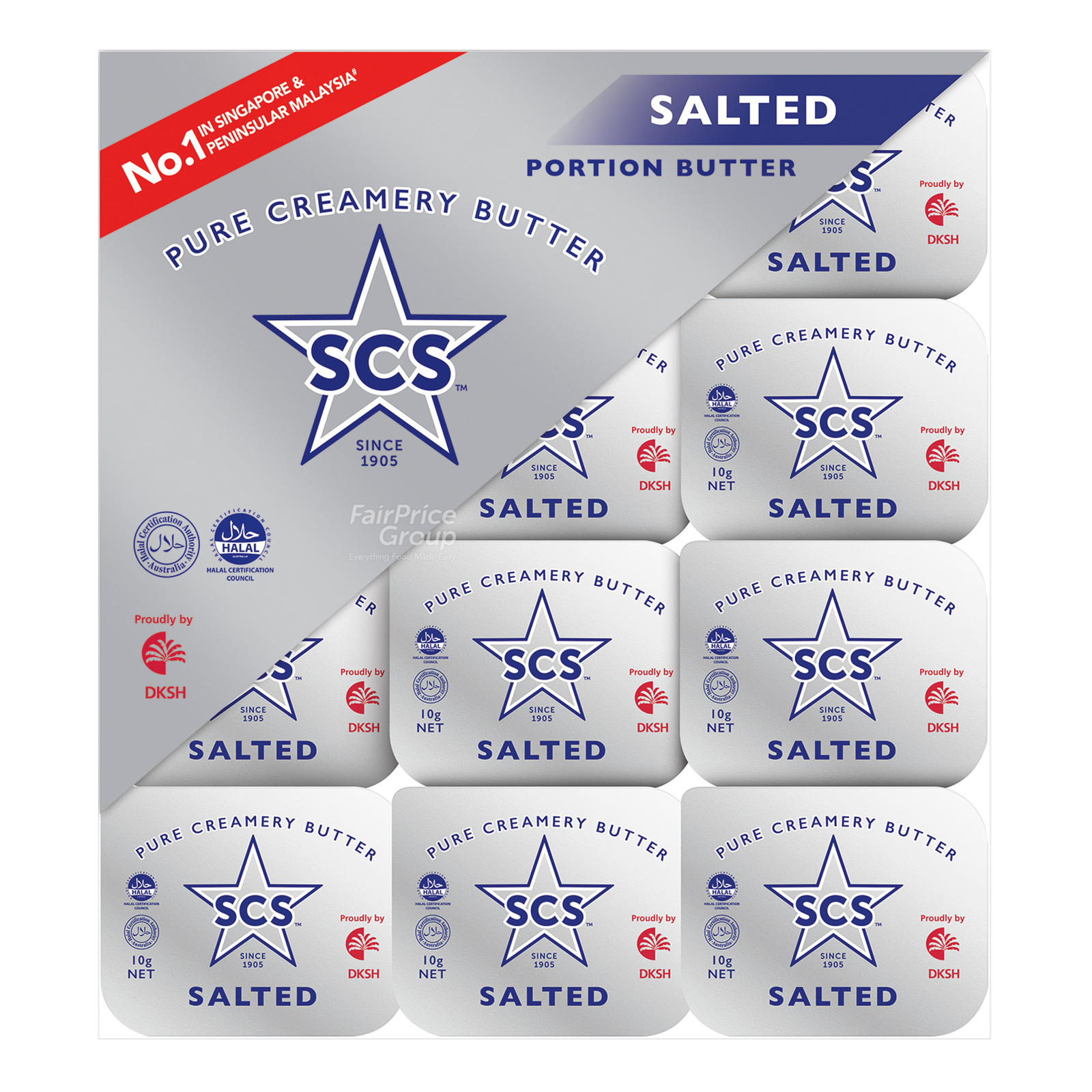 SCS Pure Creamery Butter Portion - Salted