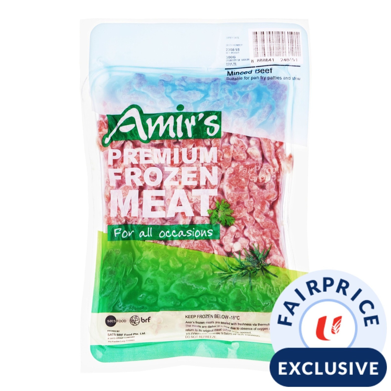 Amir's Premium Frozen Meat - Minced Beef