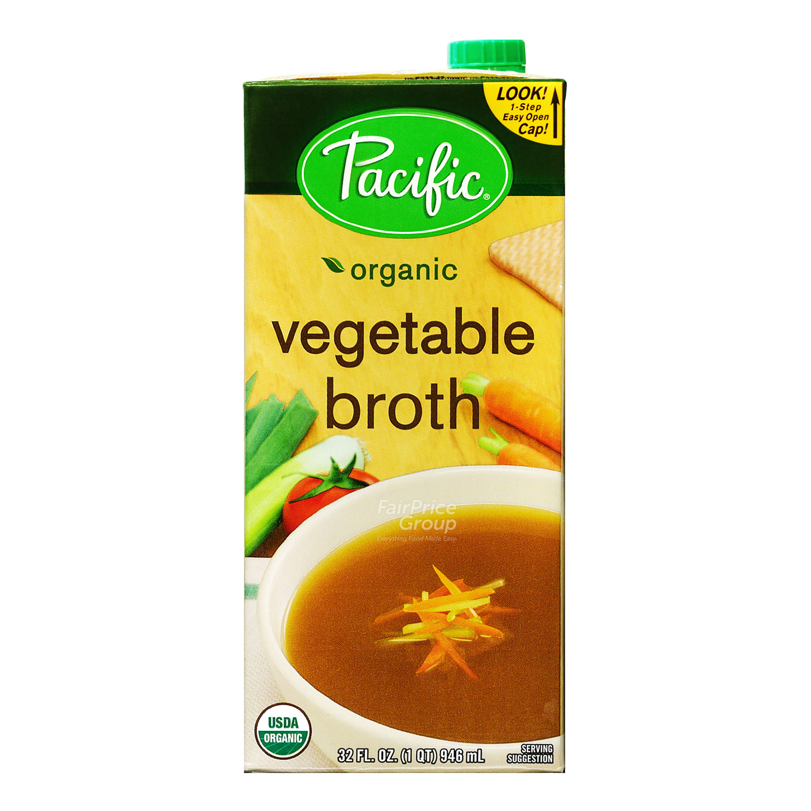 Pacific Organic Broth Vegetable NTUC FairPrice