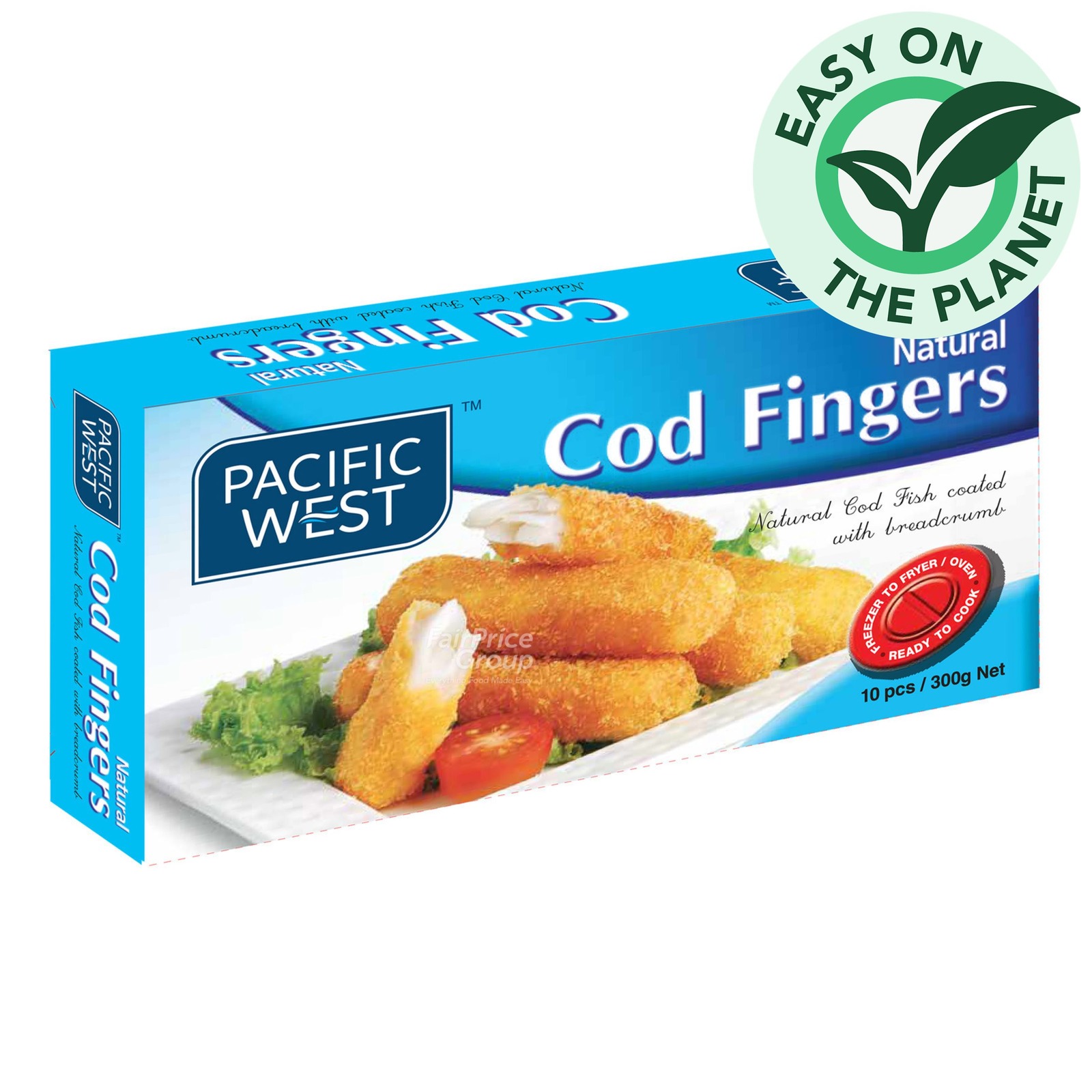 Pacific West Frozen Natural Cod Fingers