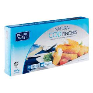 Pacific West Frozen Natural Cod Fingers