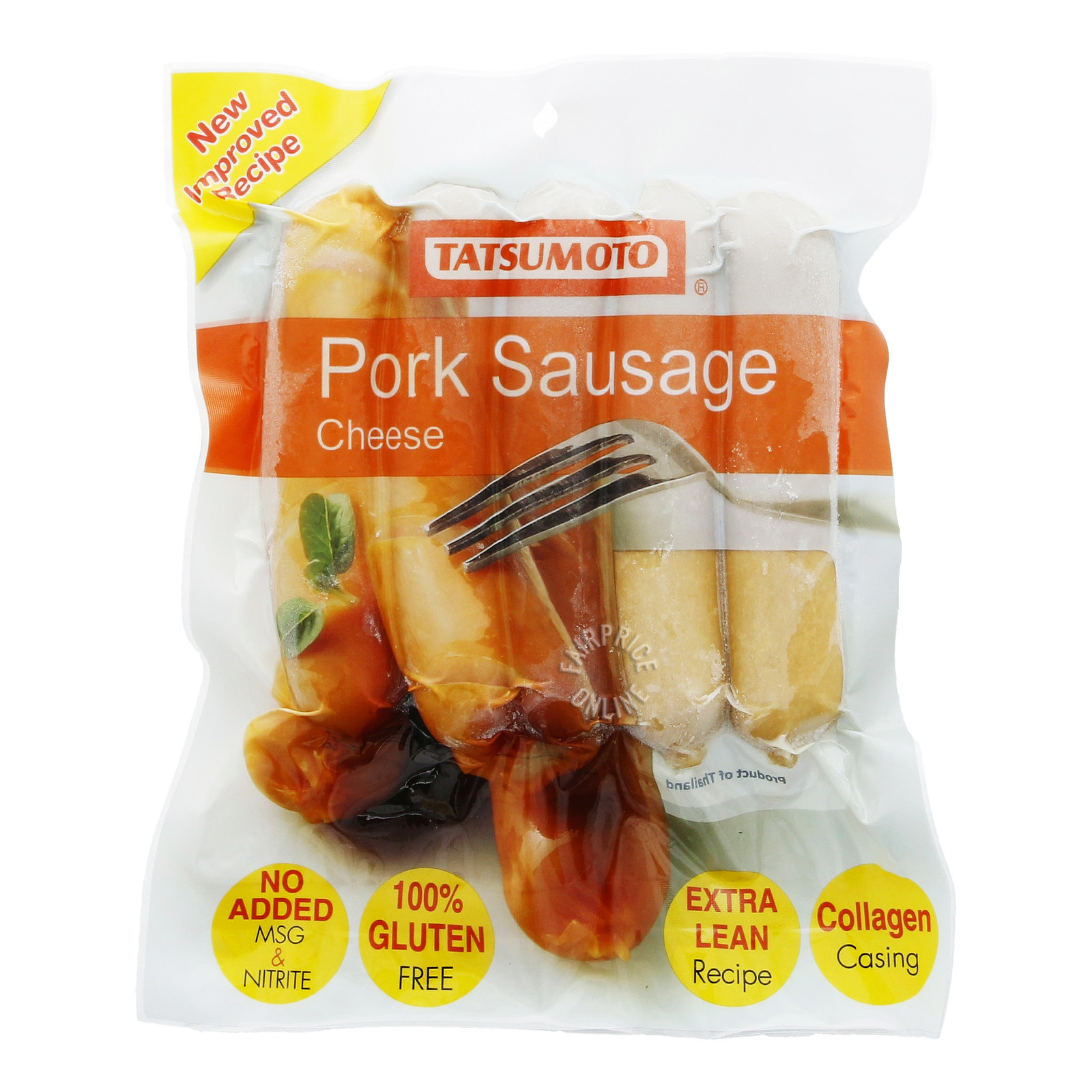 Tatsumoto Frozen Pork Sausage - Cheese
