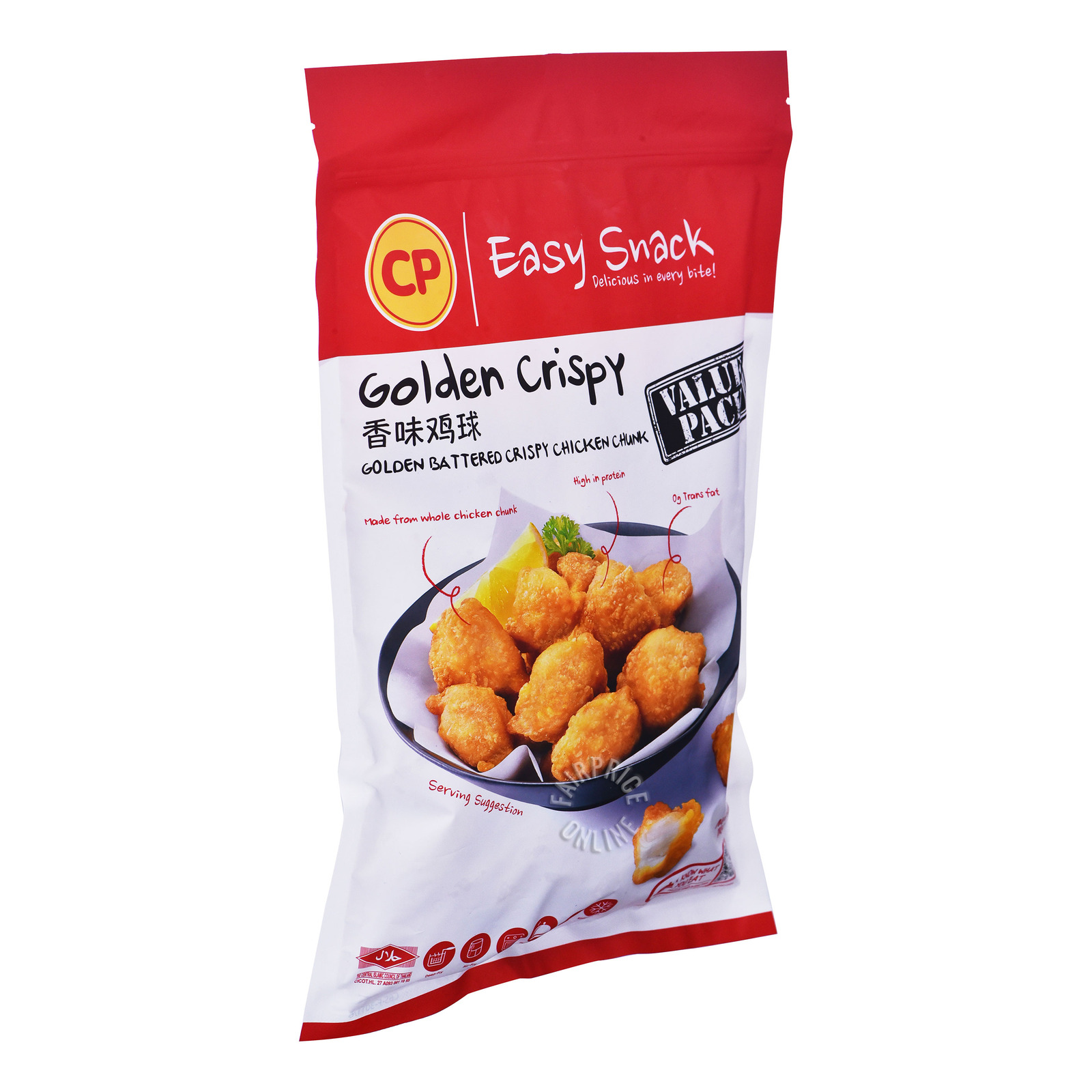 Cp Easy Snack Golden Crispy Chicken Chunk Ntuc Fairprice