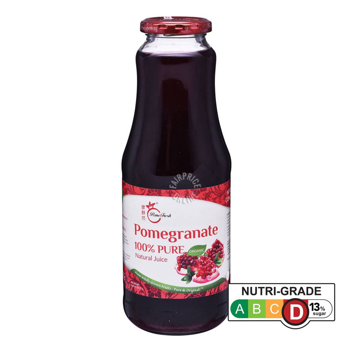 PomeFresh Juice Bottle Drink Pomegranate NTUC FairPrice