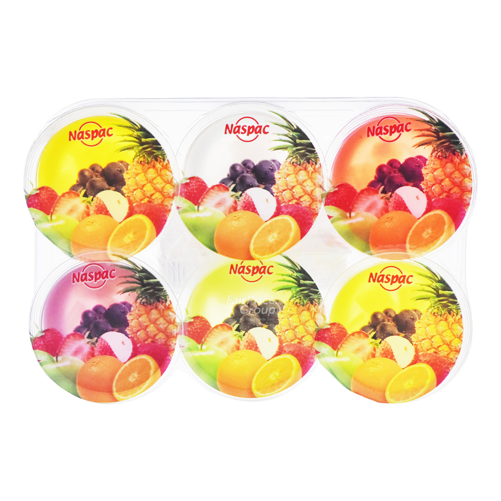 Naspac Jelly with Nata De Coco Cup - Mixed Fruit