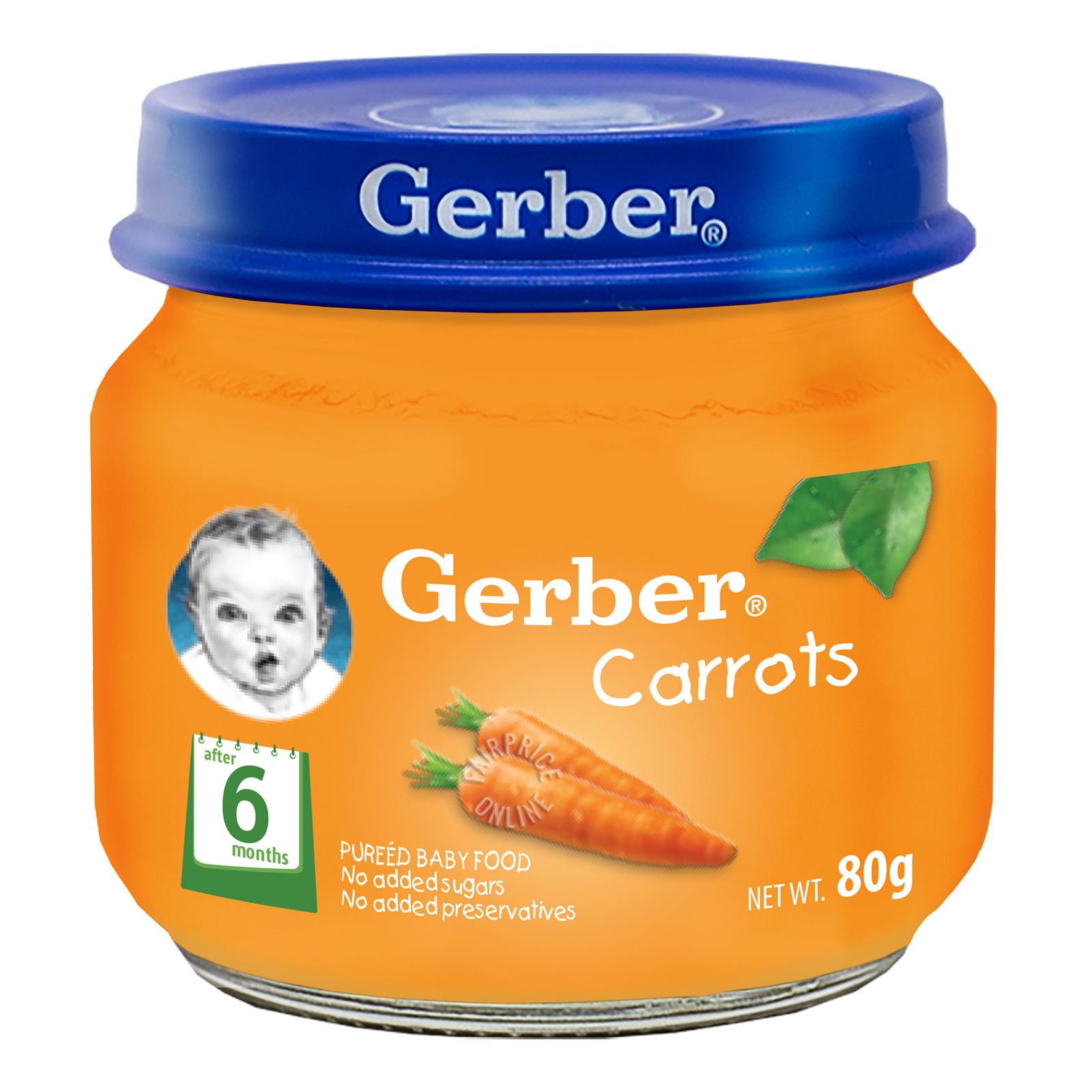 gerber carrot puree