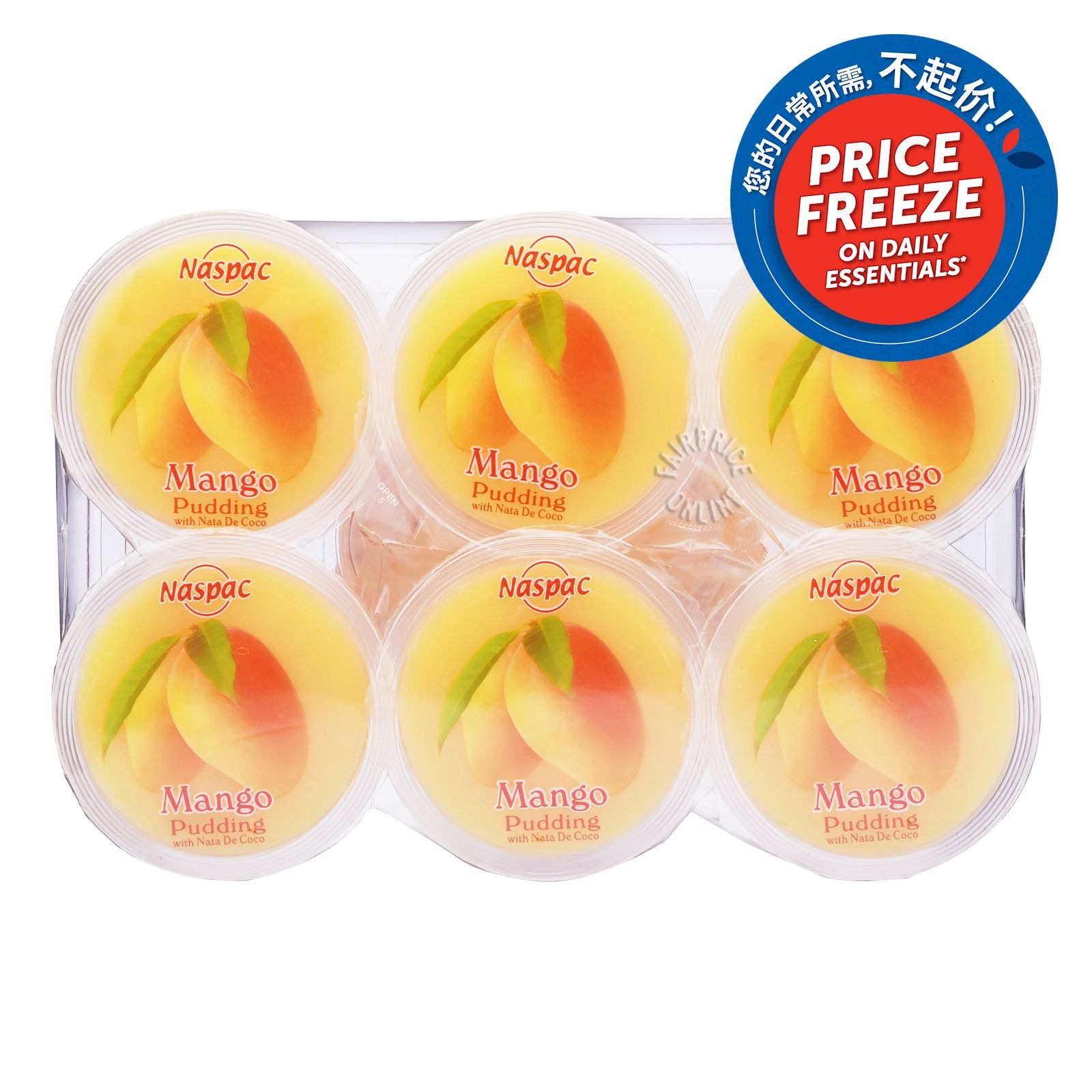 Naspac Pudding with Nata De Coco Cup - Mango | NTUC FairPrice