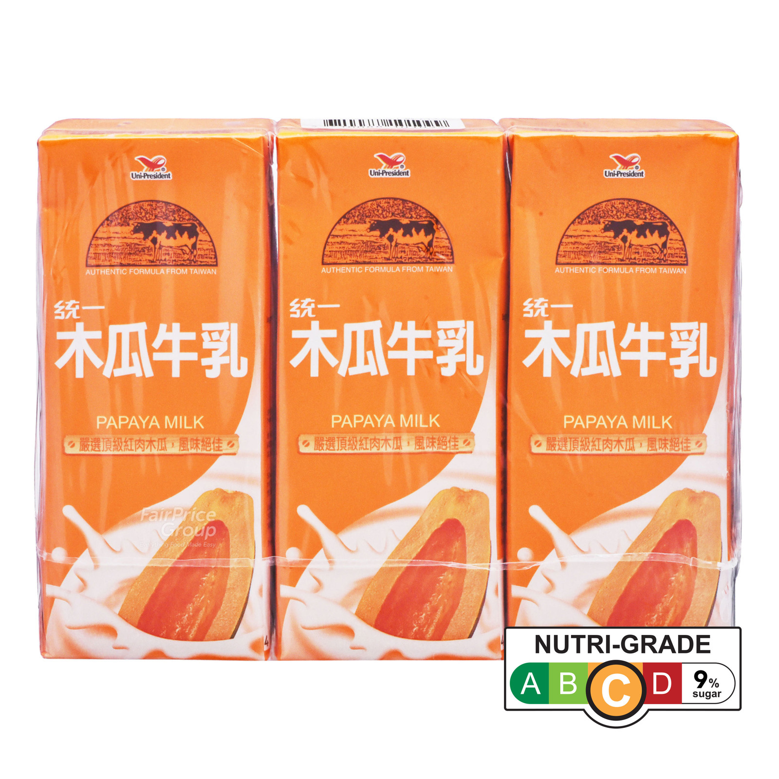 UniPresident Packet Drink Papaya Milk NTUC FairPrice