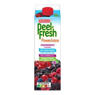 Marigold Peel Fresh Juice - Powerberries (No Sugar)