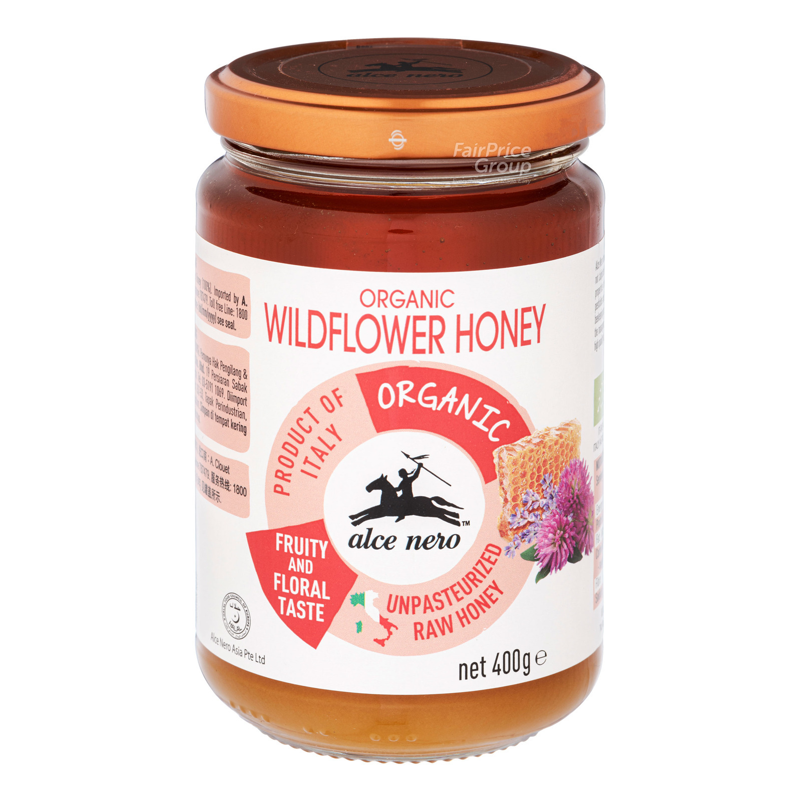 Alce Nero Organic Honey - Wildflower | NTUC FairPrice
