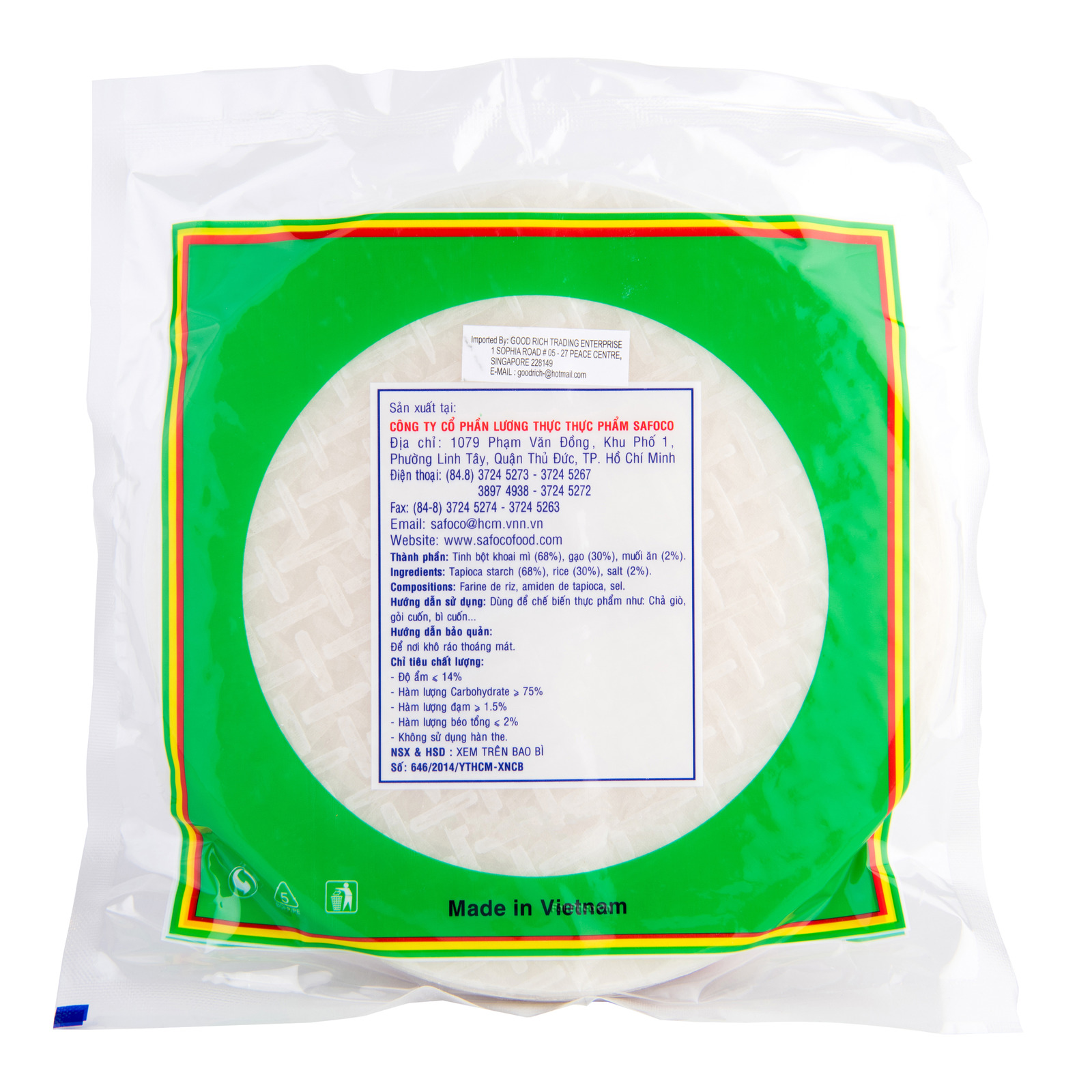 Safoco Vietnam Rice Paper Ntuc Fairprice
