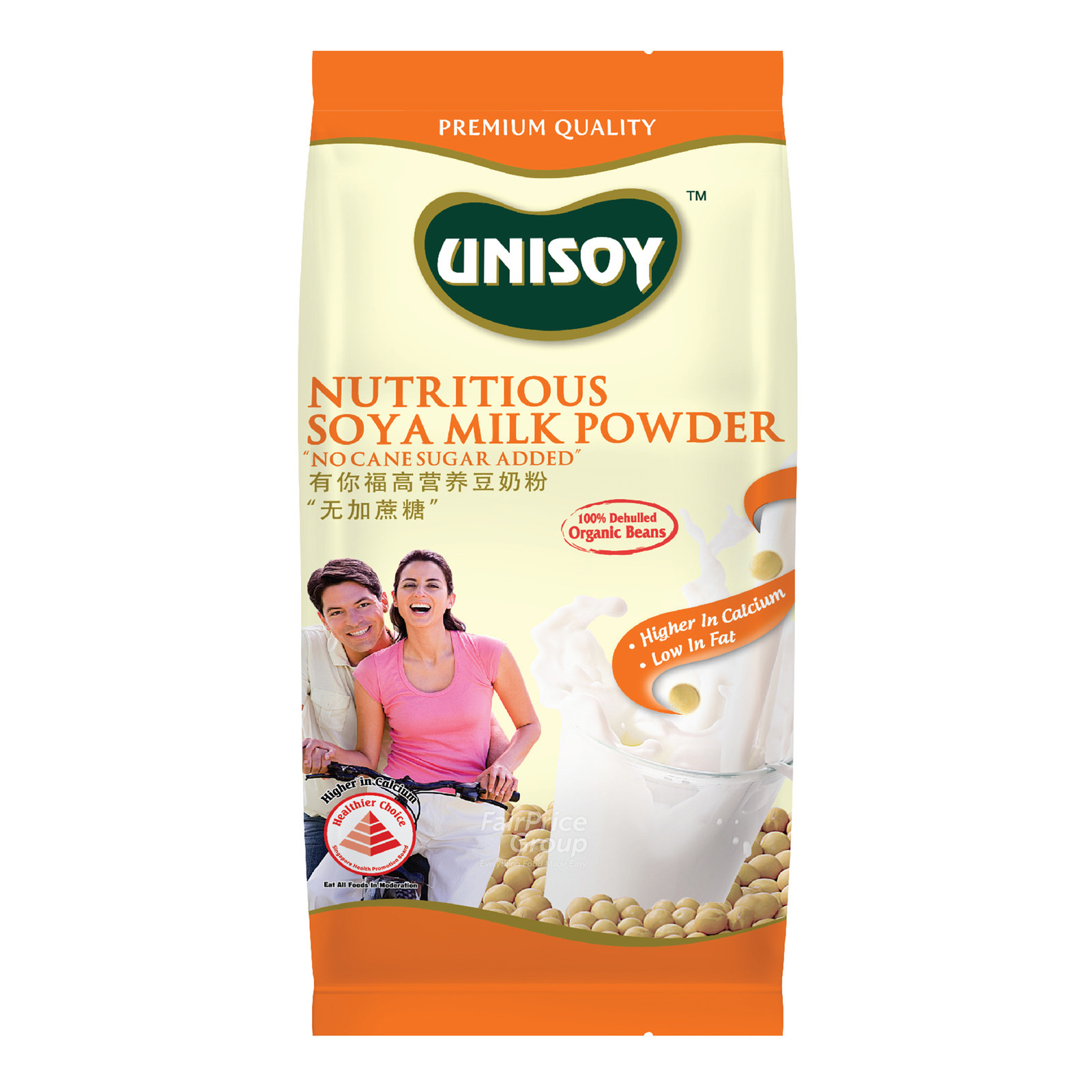 Unisoy Instant Nutritious Soya Milk Powder NTUC FairPrice