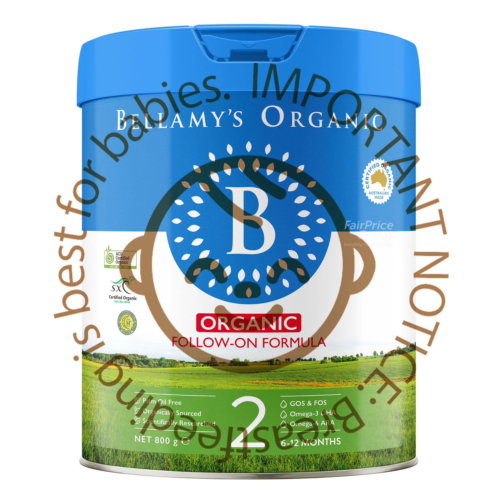 Bellamy's Organic Follow On Milk Formula - Step 2 | NTUC FairPrice