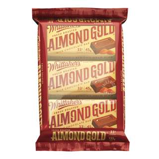 Whittaker's Milk Chocolate Bar - Almond Gold